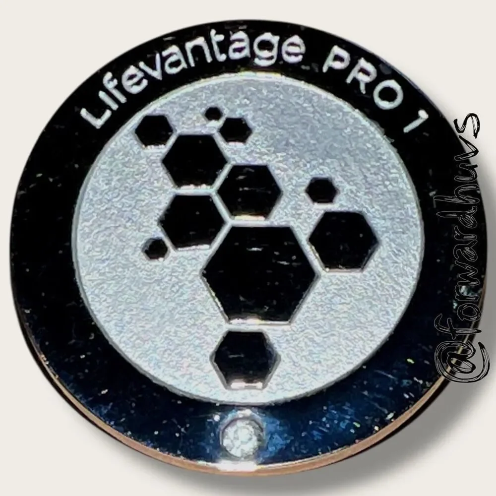 LifeVantage PRO 1 Recognition Pin – Silver Tone – 1”